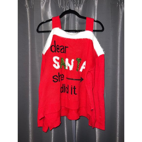 Ugly Christmas Sweater Xmas Size Large - Picture 1 of 4